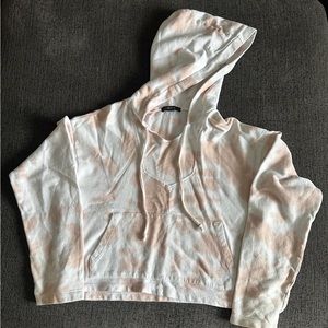 Forever 21 cropped tie dye hoodie